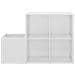 Scarpiera Ingresso Bianco Lucido 105x35,5x70 Legno Multistrato - Foto miniatura 2