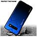 Cadorabo Custodia Compatibile Con Samsung Galaxy S10 Plus In Blu - Nero - Coperchio Protettivo Bicolore In Vetro Temperato E Silicone Tpu - Foto miniatura 3