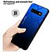 Cadorabo Custodia Compatibile Con Samsung Galaxy S10 Plus In Blu - Nero - Coperchio Protettivo Bicolore In Vetro Temperato E Silicone Tpu - Foto miniatura 5