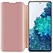 Custodia Compatibile Con Samsung Galaxy S20 Fe In Kunzit Rosa - Clear View Specchio Coperchio Protettivo Con Funzione Di Supporto Protezione A 360 Gradi - Foto miniatura 3