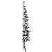 Albero Natale Artificiale Sottile a Metà Neve Fioccata 150 cm - Foto miniatura 8