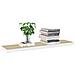 Scaffali A Parete 2 Pz Rovere E Bianco 90x23,5x3,8 Cm In Mdf - Foto miniatura 3
