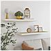 Scaffali A Parete 2 Pz Rovere E Bianco 90x23,5x3,8 Cm In Mdf - Foto miniatura 1
