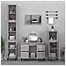 Mobile Lavabo Grigio Sonoma 80x33x60 Cm In Legno Multistrato - Foto miniatura 3