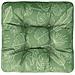Cuscino Per Pallet Con Motivo A Foglie 60x60x12 Cm In Tessuto - Foto miniatura 2