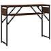 Tavolo Consolle Ripiano Rovere Marrone 105x30x75cm Multistrato - Foto miniatura 2