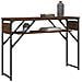 Tavolo Consolle Ripiano Rovere Marrone 105x30x75cm Multistrato - Foto miniatura 3