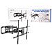 BP0151 Supporto TV a parete 2,29 m (90") Nero - Foto miniatura 2