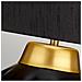 Lampada Da Scrivania Contemporanea Bexley Porcellana Nero Ottone 1 Luce E27 - Foto miniatura 3