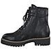 Black Casual Closed Booties Stivaletti Sintetico E Tessile Scarpe Donna Nero Eu 37, 5-25213-41 001 - Foto miniatura 3