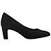 Black Classic Closed Pumps High Scarpe Con Tacco Tessile Scarpe Donna Nero Eu 37, 1-22418-41 001 - Foto miniatura 2