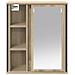 Pensile da Bagno con Specchio Rovere Sonoma 50x21x60 cm - Foto miniatura 2