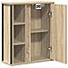 Pensile da Bagno con Specchio Rovere Sonoma 50x21x60 cm - Foto miniatura 6