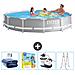 Piscina Fuori Terra - In Giro - 366x366x76 Cm - Grigio - Include Accessori Coordinati Cb71 - Foto miniatura 1