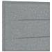 Testiera Design Linee Grigio Chiaro 100 cm Tessuto - Foto miniatura 7