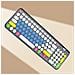 Pellicola In Silicone Per Tastiera Logitech K780 Blue - Foto miniatura 3