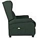 Poltrona Massaggiante Verde Scuro in Tessuto - Foto miniatura 3