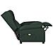 Poltrona Massaggiante Verde Scuro in Tessuto - Foto miniatura 4