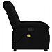Poltrona Alzapersona Massaggiante Reclinabile Nera in Tessuto - Foto miniatura 9