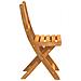 Sedie da Giardino Pieghevoli  4 pcs 36x46x86 cm Legno Massello di Acacia, Sedie da Giardino Pieghevoli  2 pcs 36x46x85 cm Legno Massello di Acacia - Foto miniatura 6