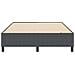 Letto Box Spring Grigio Scuro 140x200 cm Tessuto a Coste - Foto miniatura 6