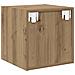 Armadi a Muro 2 pcs Rovere Artigianale 37x37x37 cm Legno Ingegnerizzato - Foto miniatura 8