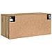 Armadietto a muro rovere artigianale 80 x 36.5 x 35 cm - Foto miniatura 8