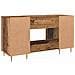 Scrivania Legno vecchio 140 x 50 x 75 cm Legno multistrato - Foto miniatura 8