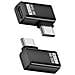 Adattatore Usb-c Femmina A Maschio Laterale 240w 80gbps - Confezione Da 2 Black - Foto miniatura 3