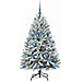 Albero di Natale artificiale con 150 LED Verde e Bianco 150 cm - Foto miniatura 3