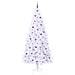 Albero di Natale artificiale Bianco 240 cm PVC e Acciaio - Foto miniatura 4
