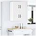 Pensile cucina 2 pcs Bianco 60 x 31 x 40 cm Legno multistrato - Foto miniatura 4