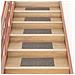 Tappetini per scale autoadesivi 30 pz 60x25 cm beige rettangolari - Foto miniatura 2