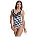 Costume Intero Scollo A V Con Coppe W250376 Donna - Foto miniatura 1