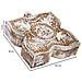 Scatola In Legno Con Finitura Artigianale Bianco Anticato 18,5x20x5h Cm - Foto miniatura 4