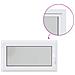 Finestra per Soffitta RISOR 110 x 50 cm PVC e Vetro Bianco - Foto miniatura 8