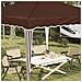Tenda per feste a pop-up 288 x 288 x 245 cm Marrone - Foto miniatura 4
