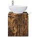 Mobile Lavabo da Parete Rovere Fumo 49,5 x 44,5 x 65 cm - Foto miniatura 3