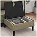 Pouf con Storage Cachi Velluto - Foto miniatura 3
