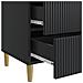 Armadio da Notte Nero 43 x 41 x 66,5 cm Legno ingegnerizzato - Foto miniatura 8