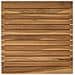 Piano del tavolo 50 x 50 x 3,5 cm Quadrato Legno di teak solido - Foto miniatura 1