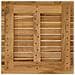 Piano del tavolo 50 x 50 x 3,5 cm Quadrato Legno di teak solido - Foto miniatura 5