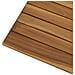Piano del tavolo 50 x 50 x 3,5 cm Quadrato Legno di teak solido - Foto miniatura 6
