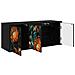 Mobile TV da Parete LOCHEM 102 x 33 x 40 cm Rovere Nero - Foto miniatura 2
