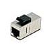 Adattatore Passante 2X8 Poli Rj45 Schermato Cat. 6 Con Ganci Per Pannelli - Foto miniatura 1