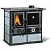 Termocucina Stufa A Legna Termorosa D. S. A Pietra Naturale 15,5kw - Foto miniatura 1
