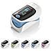 Saturimetro Ossimetro Pulsossimetro Misura Battito Da Dito Portatile Display Led - Foto miniatura 1