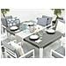 Tavolo Da Giardino In Alluminio 168/248x100cm Pancole - Foto miniatura 3