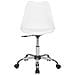 Sedia Da Scrivania Senza Braccioli Dakota Ii Bianca - Foto miniatura 13