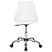 Sedia Da Scrivania Senza Braccioli Dakota Ii Bianca - Foto miniatura 8